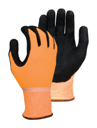 ON SITE SAFETY HI-LITE HI-VIZ ORANGE EN388 4543 NBR PALM XL 